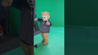 Brigsby bear freestyles hiphop rap movie comedy brigsbybear bts [upl. by Owiat336]