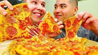 Getting Married amp Eating Pizza • MUKBANG [upl. by Atinele]