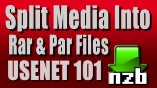 How to Split a File up Before Uploading to Usenet [upl. by Nickolai]