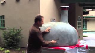 How to stucco a pizza oven [upl. by Hilliard]