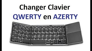 Comment changer clavier QWERTY en AZERTY sur Windows 10 [upl. by Pepper]