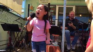 I Surrender Celine Dion amazing cover by 6 year old MaleaEmma [upl. by Amalle]