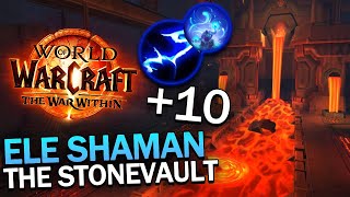 The Stonevault 10 as Farseer Elemental Shaman TWW BETA M [upl. by Nagle259]