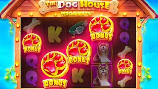 SUPER RARE 5 SCATTER BONUS On DOG HOUSE MEGAWAYS [upl. by Adyol]