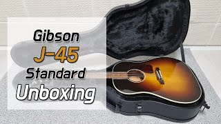 Gibson J45 Standard Unboxing [upl. by Hillard]