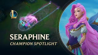 Seraphine Champion Spotlight  Gameplay  League of Legends [upl. by Anaahs]