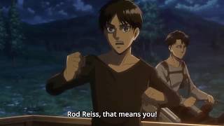 Eren try to use controlling power on Rod Reiss titan  Attack on Titan Season 3 [upl. by Sol]