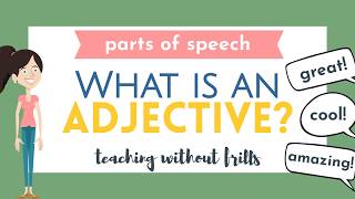 Parts of Speech for Kids What is an Adjective [upl. by Alyt132]