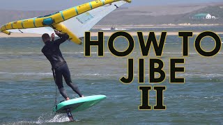 How to jibe II extra tips for the wing foil jibe [upl. by Idac]