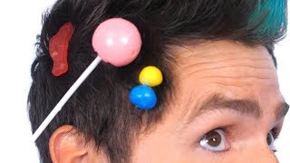 Candy Stuck In Hair Surprise [upl. by Tamar]