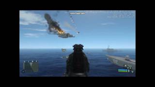 Crysis custom plane crash bigredjew [upl. by Siramay]