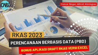 Membuat RKAS 2023 Menggunakan Draft RKAS Excel Sederhana Sesuai dengan ARKAS 2023 [upl. by Ydollem]