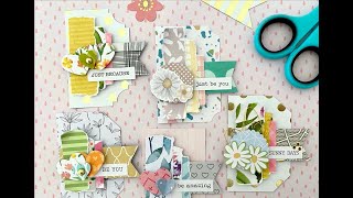 ✂️ STOPDont Throw Those Small Paper Scraps ✂️ DIY Paper Strip Embellishments  Minimal Supplies [upl. by Cosette838]