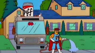 The Simpsons DUFFMAN CANT BREATHE [upl. by Arrik]