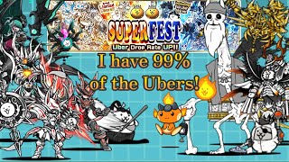 Battle Cats 99 Ubers Collected SuperFest Dark Phono [upl. by Yruok]