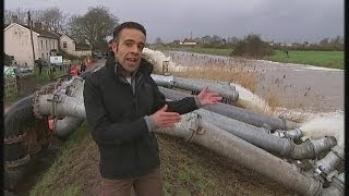 Somerset battles extreme flooding [upl. by Adnomar136]