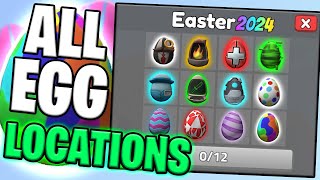 🐰 ALL 12 EASTER EGG LOCATIONS IN MM2 🐰 [upl. by Namurt635]