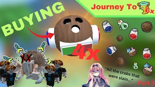 Buying Coconut Canister FOUR Times At Once  Journey To SIX PoPs  Part 3  Bee Swarm Simulator [upl. by Frieda]