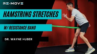 Hamstring Stretches with Resistance Band [upl. by Lancaster]