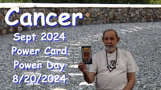 Cancer September 2024 Power Tarot Card and Power Star Day [upl. by Soilissav]