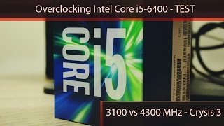 Overclocking Intel Core i56400  procesor z zablokowanym mnożnikiem  poradnik  test [upl. by Shig777]