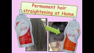 How to hair straightening glatt cream very easy method [upl. by Kubetz511]