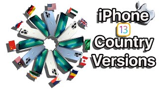 iPhone 13 Versions  Country differences Japan USA Russia China UAE UK [upl. by Taddeo]