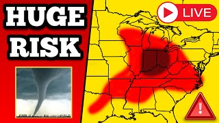 The Tornado Emergency In Michigan As It Occurred Live  5724 [upl. by Erreip]