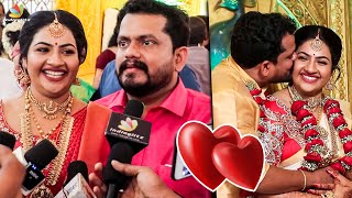 അങ്ങനെ ആ കല്യാണം കഴിഞ്ഞു 🤣  Actress Apsara amp Director Albin Wedding Video  Santhwanam Serial [upl. by Anaeed]