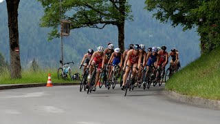 Kitzbühel Triathlon 2024  Schwimmen Radfahren und Laufen am Schwarzsee [upl. by Hajile]