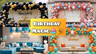 Top 30 Birthday Decoration Ideas at Home 🎂❤️  Birthday Party Decoration birthdaydecoration [upl. by Prissy819]