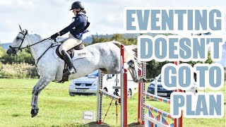 MY EVENTING BUBBLE BURSTS  Llanymynech BE100 doesnt go plan with Jam [upl. by Maidie509]