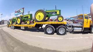 GMC DETROIT DIESEL 950 FAT CAB DYKSTRA DAIRY TRUCK AT TULARE FARM SHOW [upl. by Suisyola]