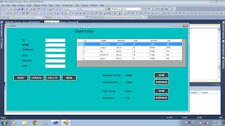 C Code For Sum and Average Datagridview Column in NET [upl. by Ainniz]