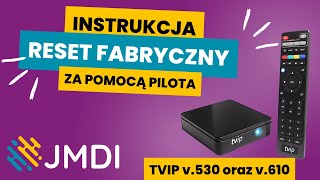 Reset dekodera TVIP V530  V610 za pomocą pilota [upl. by Blakely]