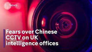 Chinesemade Hikvision CCTV cameras found on GCHQ building [upl. by Skiest]