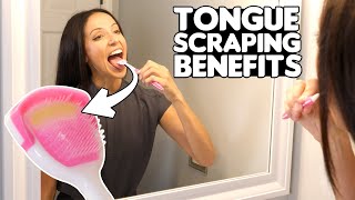 4 Reasons Why You Should Use A Tongue Scraper Daily 👅 [upl. by Swift]