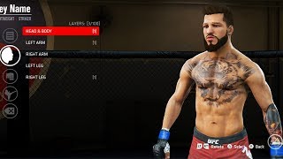 UFC Career Mode  CREATING THE ULTIMATE FIGHTER  Part 1 [upl. by Pardew893]