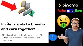 Invite friends to binomo and earn together [upl. by Ayokal]