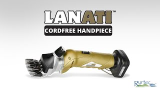 LANATI Cordfree Handpiece for Shearing and Crutching [upl. by Biddie]