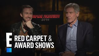 See Why Ryan Gosling amp Harrison Ford Are in Stitches  E Red Carpet amp Award Shows [upl. by Ailet]