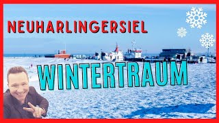 VERSINKT Neuharlingersiel jetzt im SCHNEE [upl. by Pete]