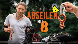 Richtig ABSEILEN mit 8er Sicherung  Benny Weiler [upl. by Owens]