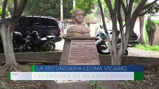 Celebrará la Secundaria Leona Vicario su 45 aniversario con actividades culturales y deportivas [upl. by Leinaj]