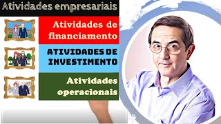 63  Atividades empresariais Fotos Atividades de financiamento de investimento e operacionais [upl. by Mercy]