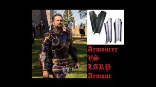 Armourer Reviews What to Avoid in LARP Greaves [upl. by Aridnere]