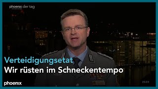 Verteidigungspolitik Interview mit dem DBwVVorsitzenden Oberst Wüstner [upl. by Nhguavaj442]