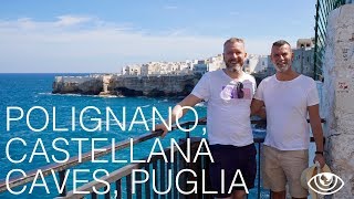 Polignano a Mare and Castellana Caves Puglia 4K  Italy Travel Vlog 222  The Way We Saw It [upl. by Arnelle30]