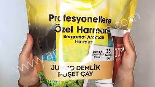 Lipton Profesyonellere Özel Harman Jumbo Demlik Poşet Çay 30 Adet 25x30 [upl. by Pihc962]