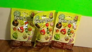 Knex ANGRY BIRDS SERIES 2 Blind Bags Opening amp Review by Bins Toy Bin [upl. by Illac]